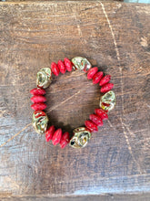 Load image into Gallery viewer, Colorful &amp; Gold beaded Bracelets
