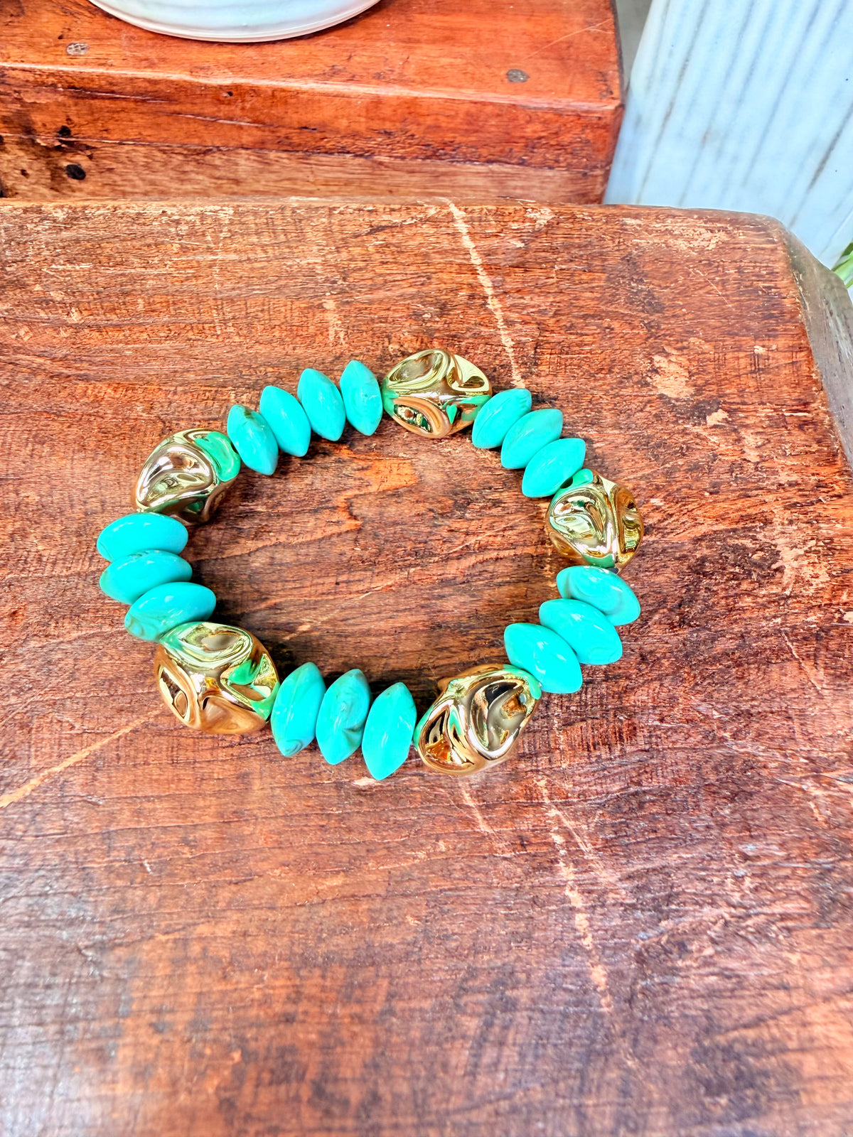 Colorful & Gold beaded Bracelets
