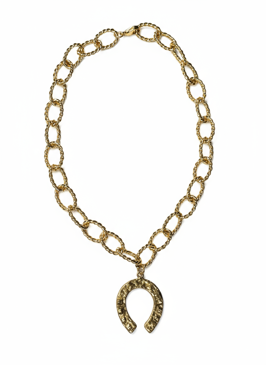 Horse shoe necklace
