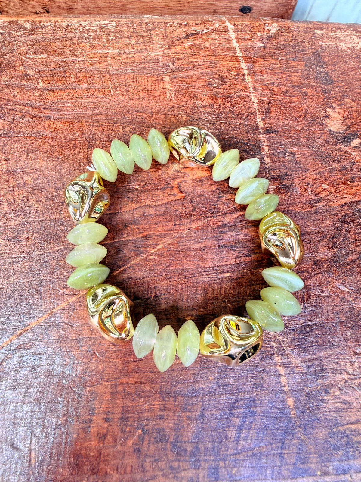 Colorful & Gold beaded Bracelets