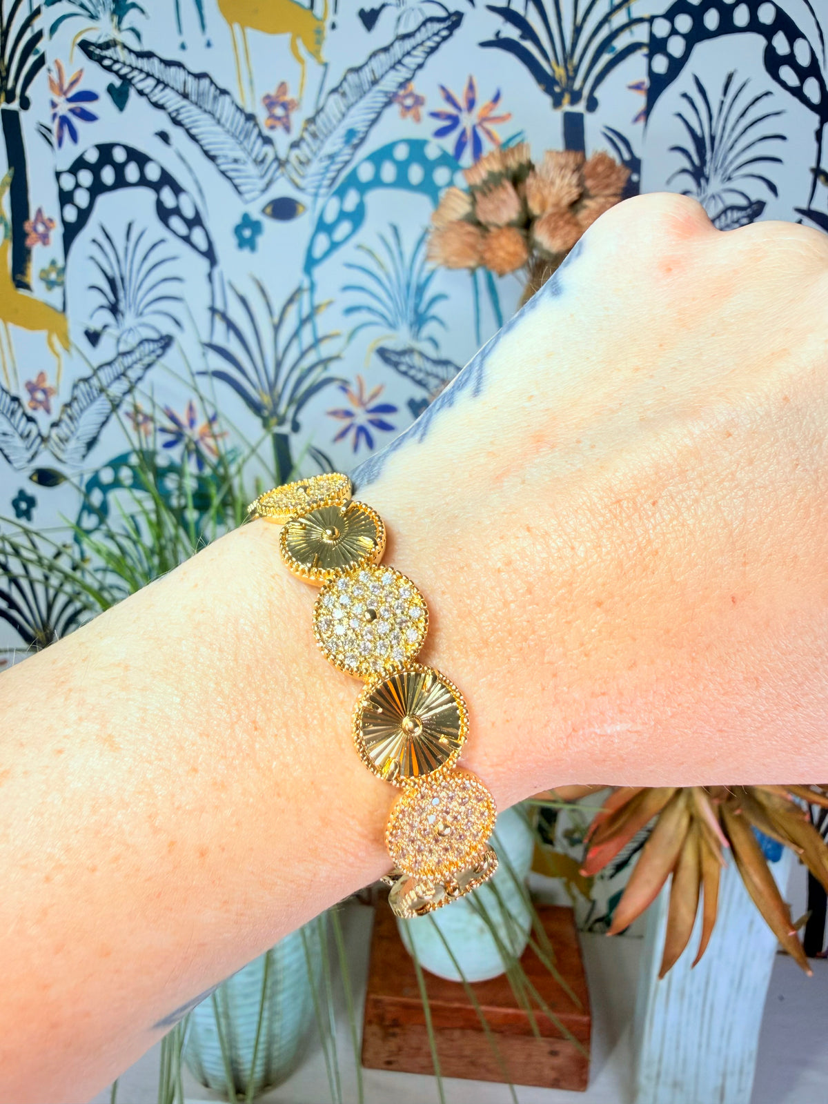 CZ Circle Cuff