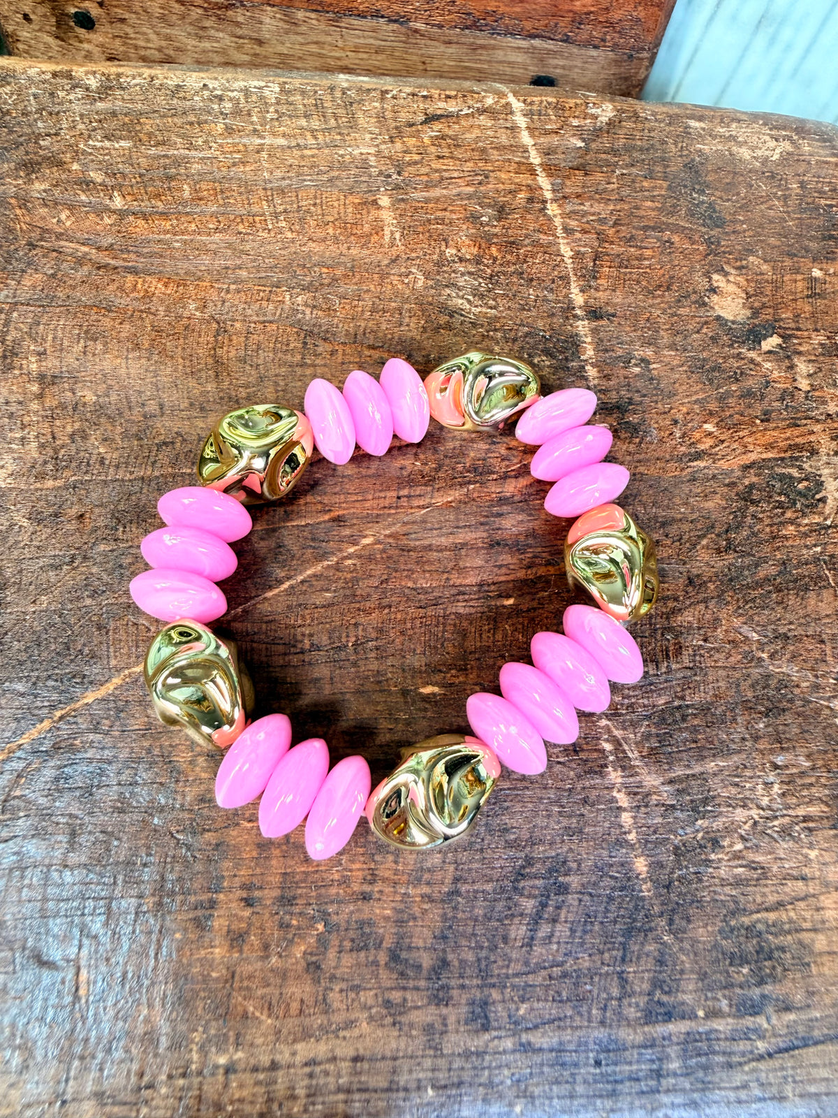 Colorful & Gold beaded Bracelets