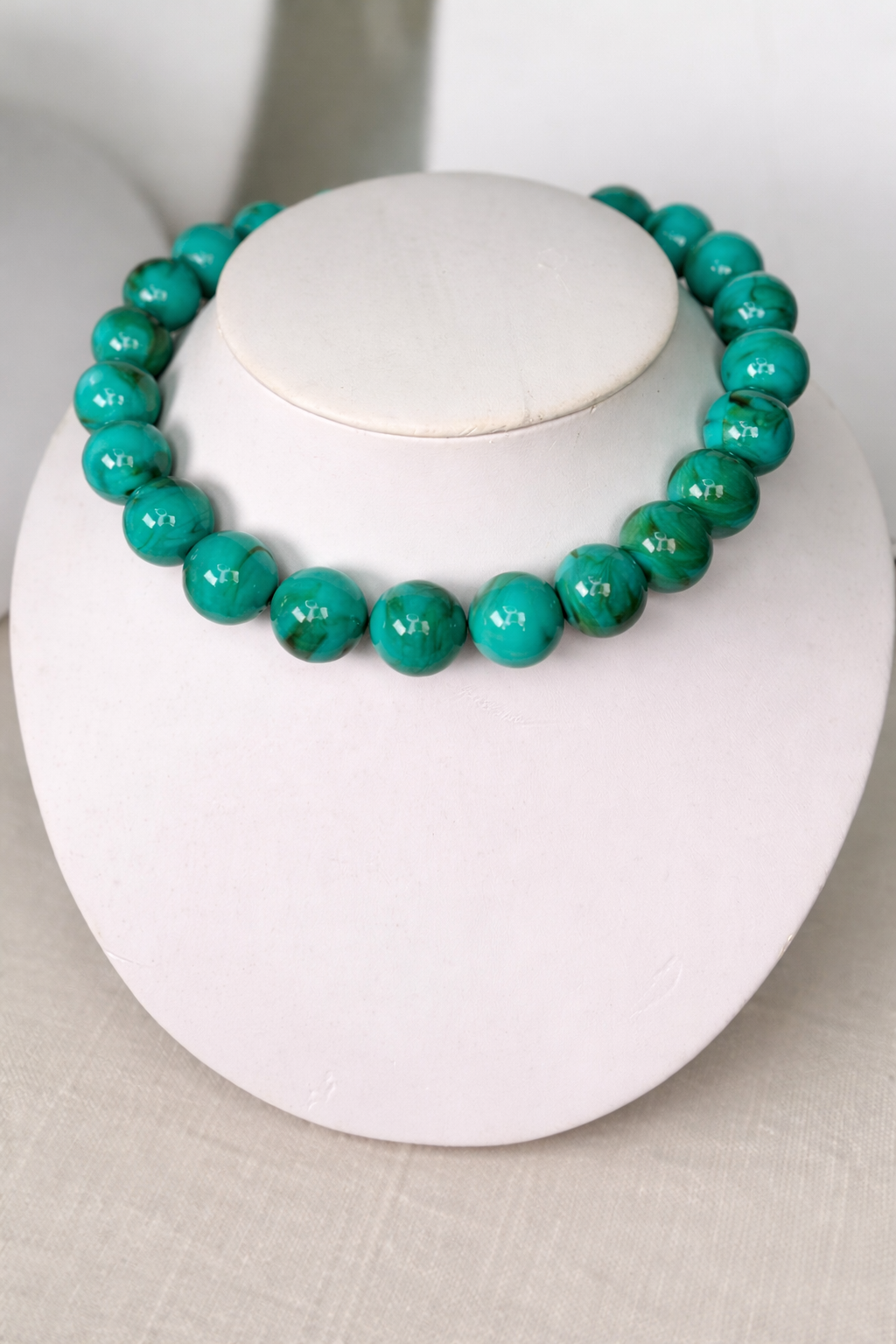 Turquoise beaded necklace