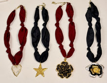 Load image into Gallery viewer, MSU scarf necklaces
