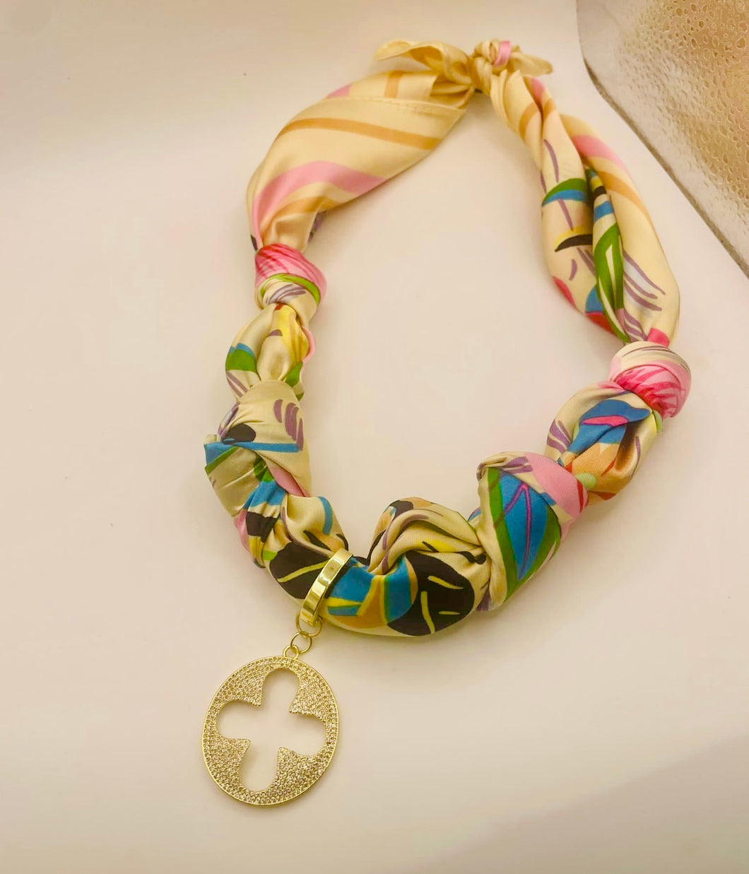 Lulu scarf necklace