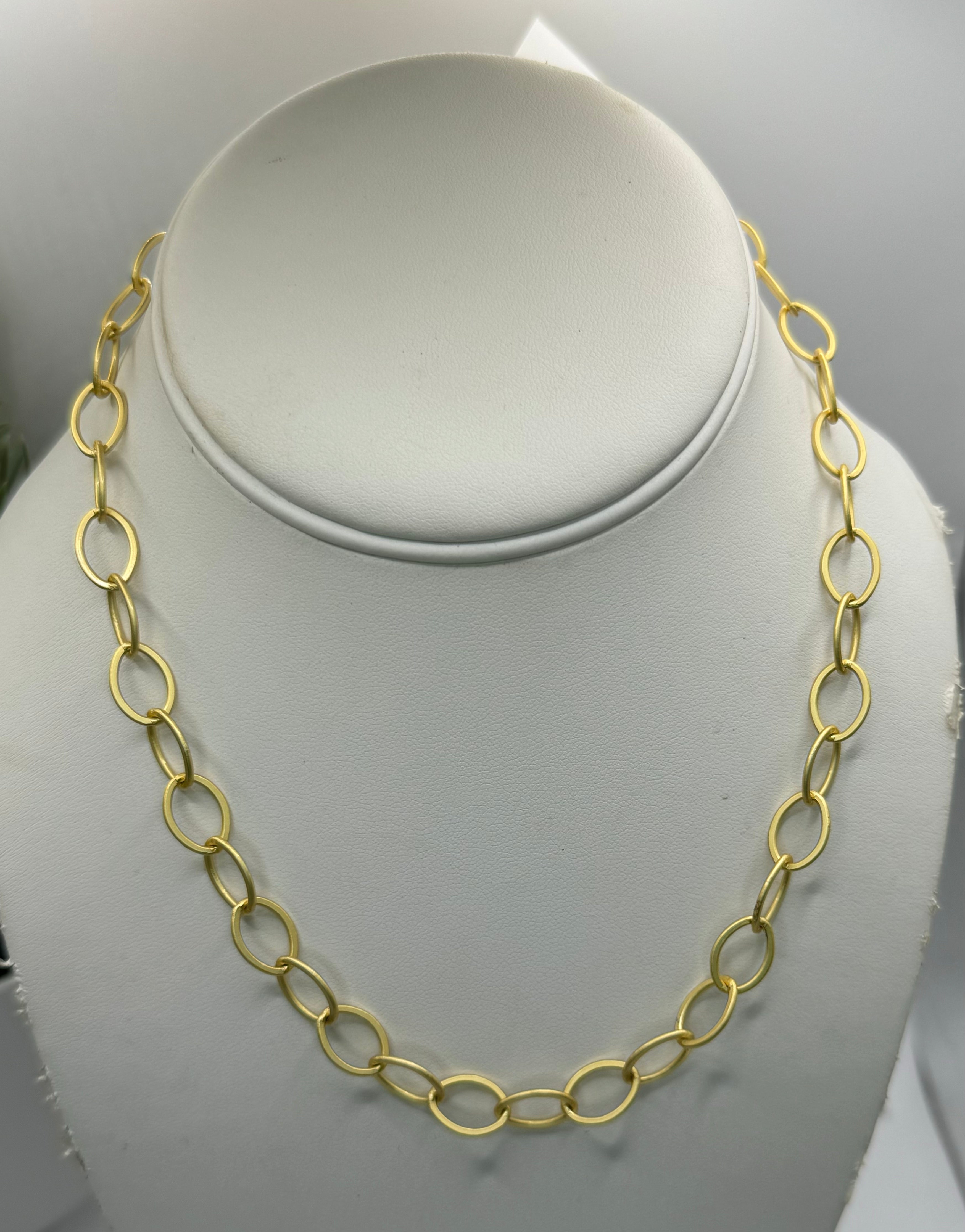 Oval chain— matte