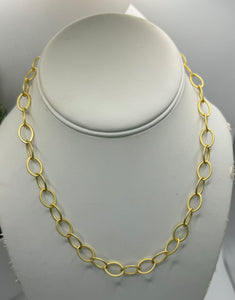 Oval chain— matte