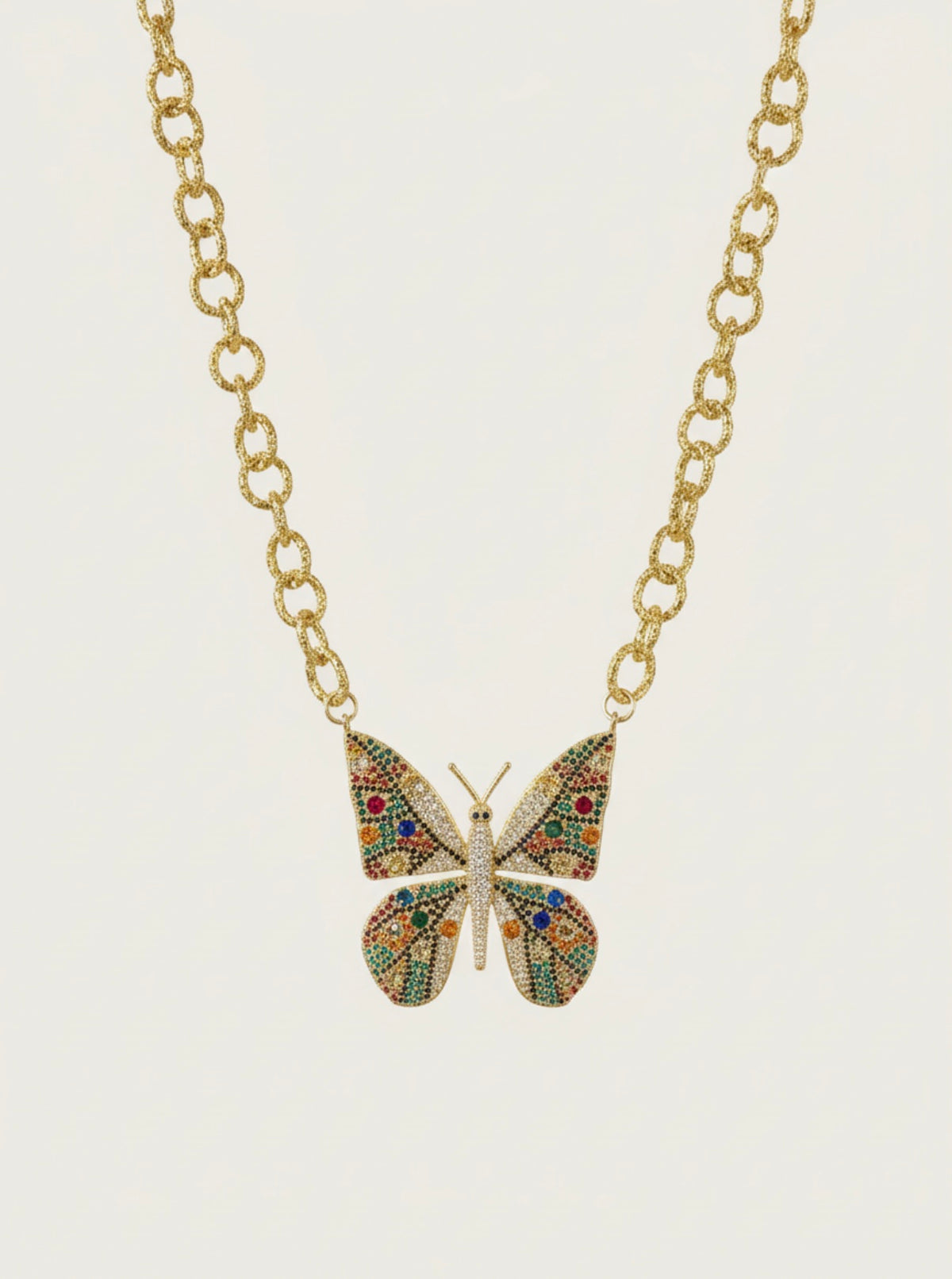 Colorful butterfly Necklace