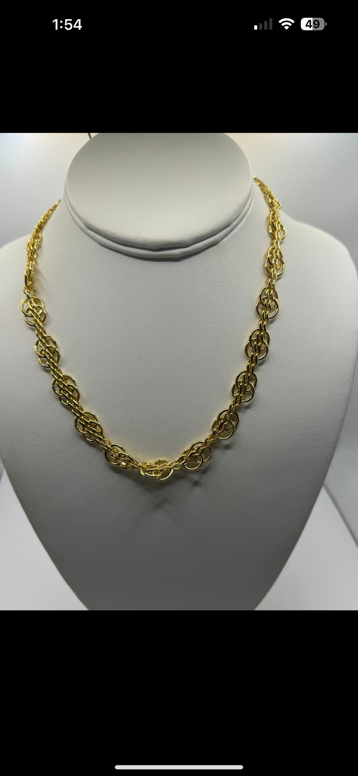 Lace chain— shiny