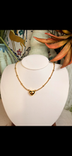 Load image into Gallery viewer, Puffer Heart Necklace

