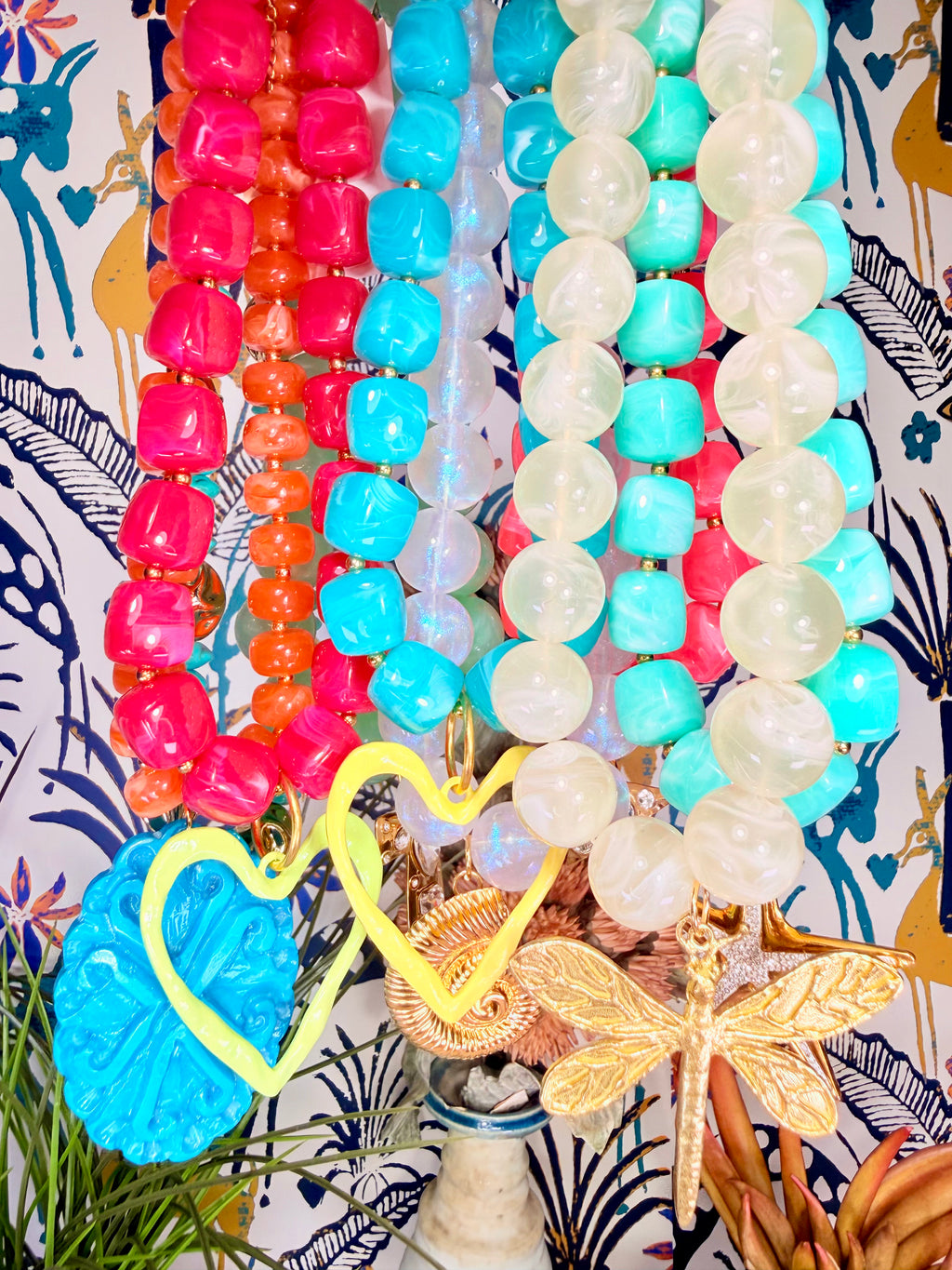 Beaded Necklaces w pendants