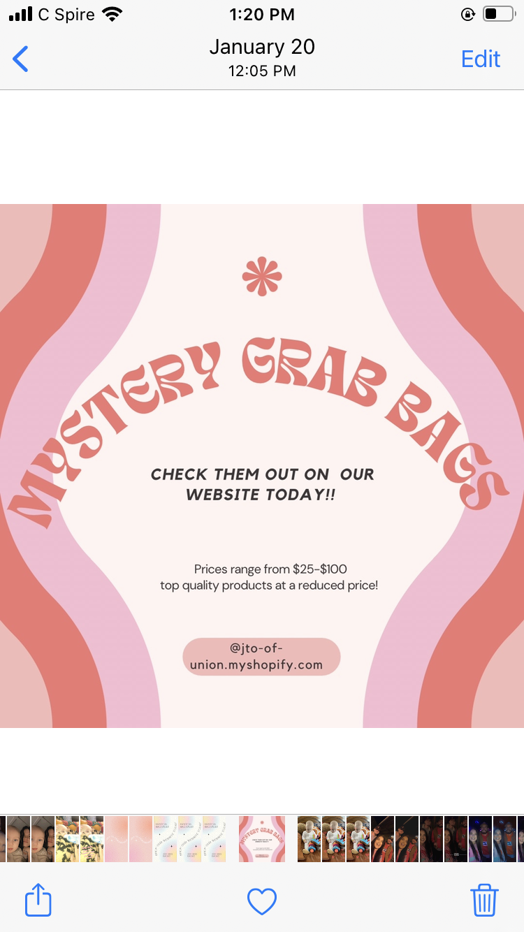 Mystery grab Bags