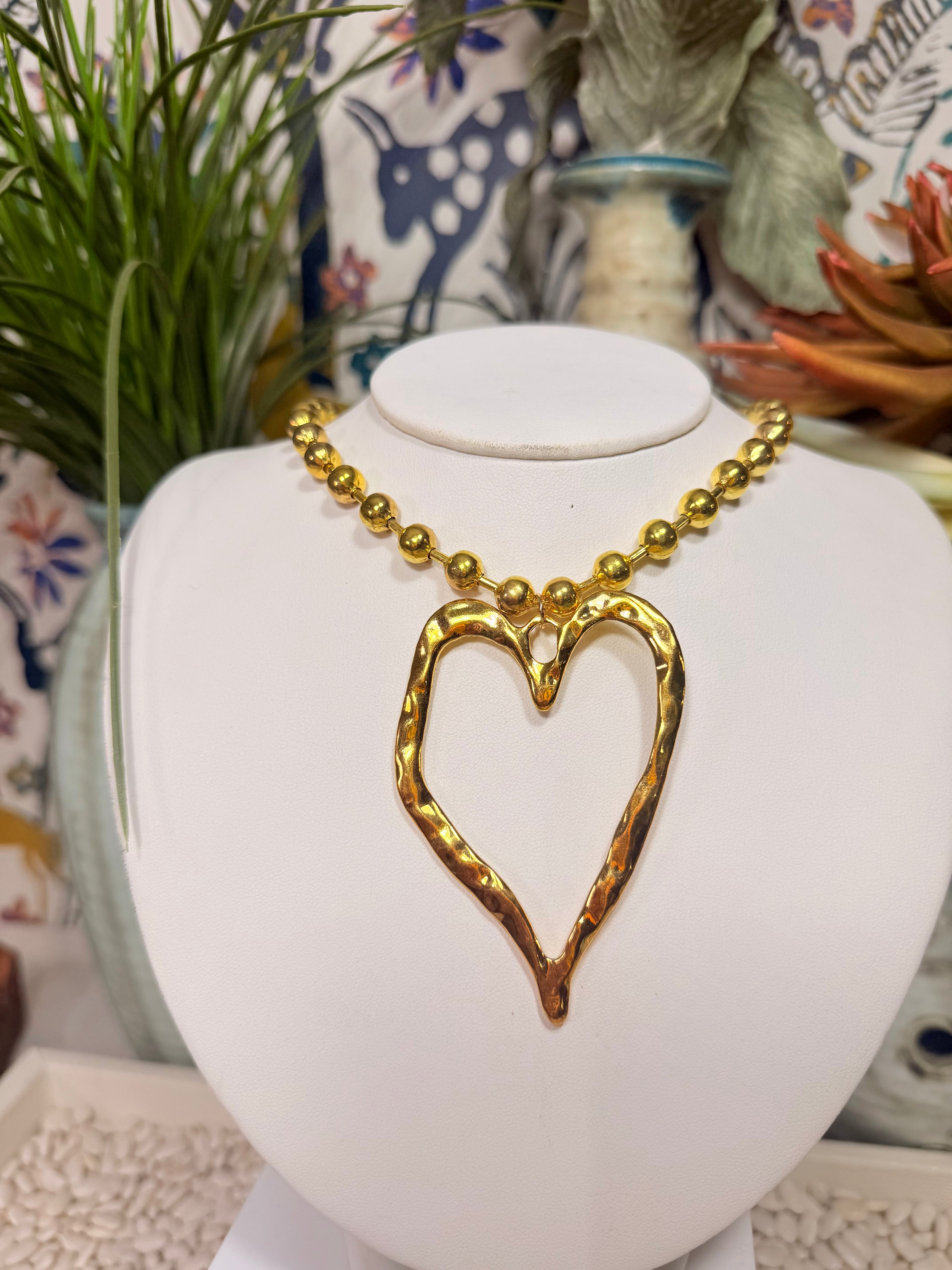 Bubble Heart Necklace