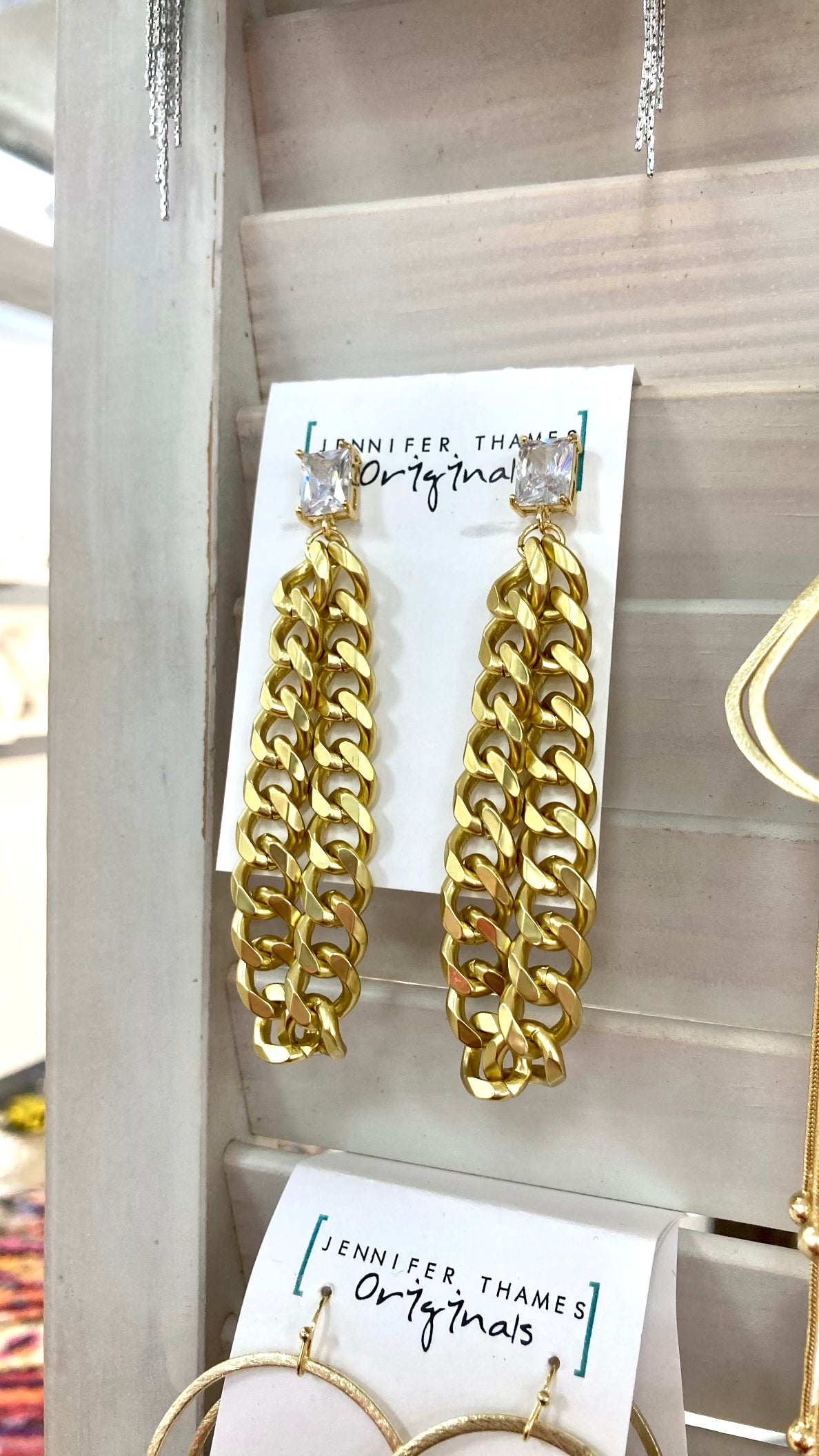 Jennifer thames sales beaded earrings